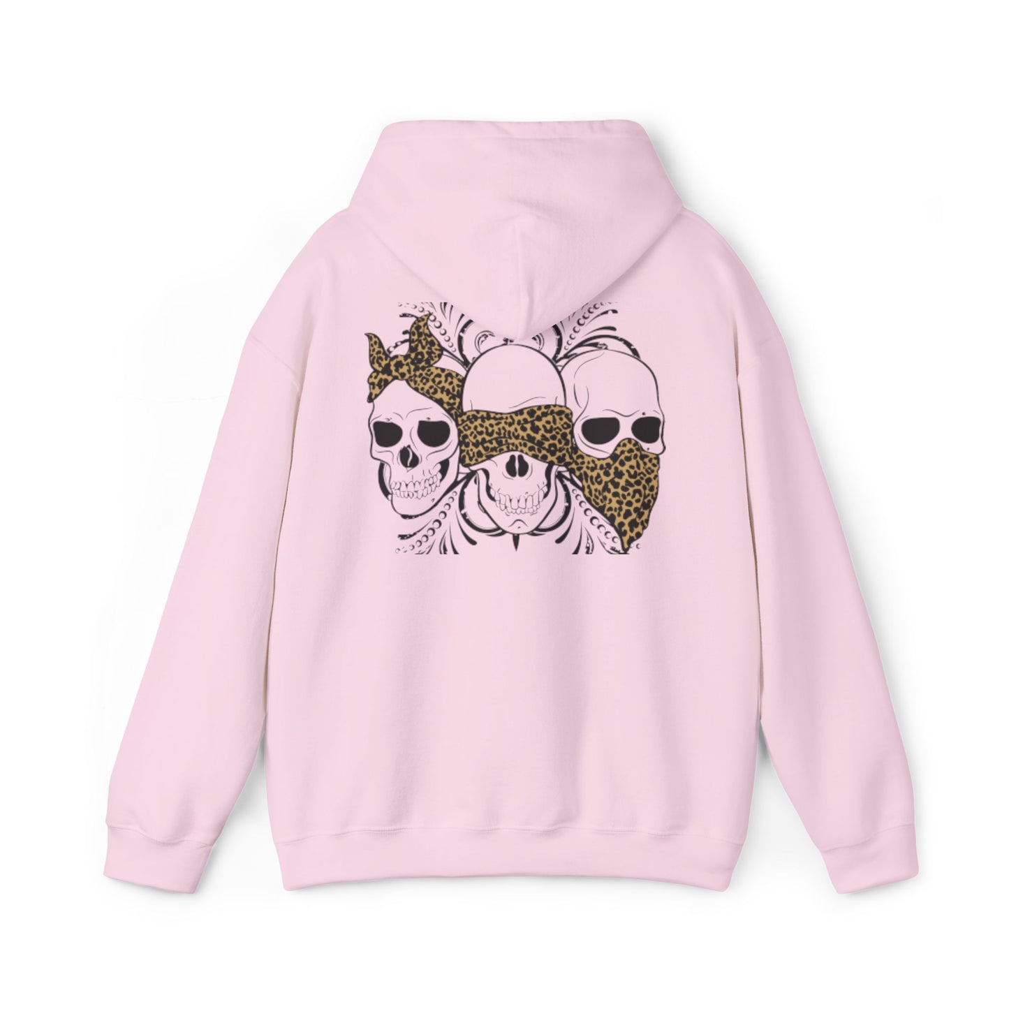 Skull Print Hoodie - Unisex Sweatshirt