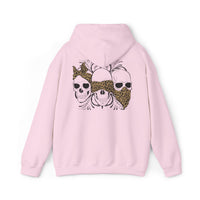 Skull Print Hoodie - Unisex Sweatshirt