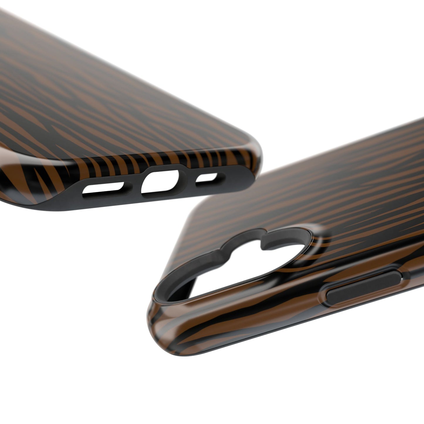 Stylish Magnetic Tough Phone Case - Bold Striped Design