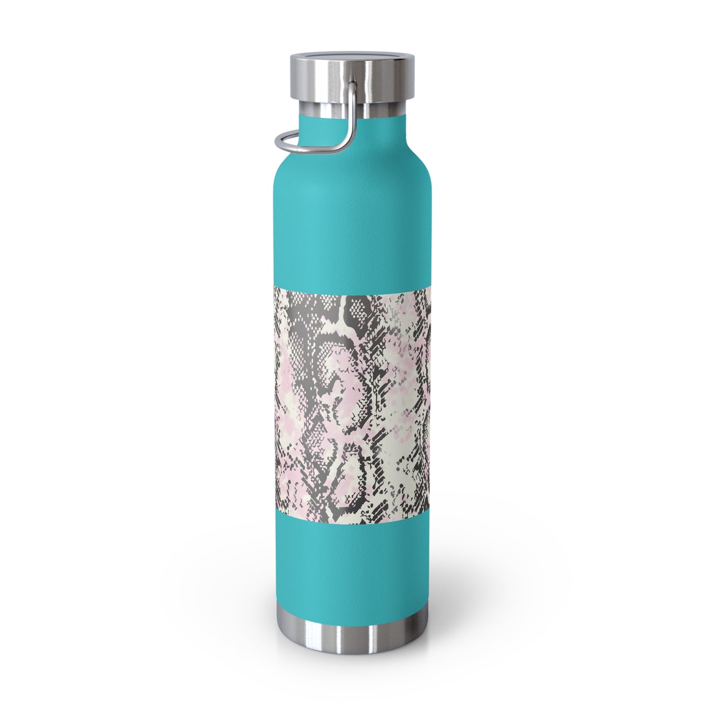Trendy Snakeskin Insulated Water Bottle - 22oz - Perfect for Travel & Outdoor Adventures