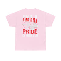 Temporary Pride Unisex Cotton Tee, Fitness Shirt, Apparel, Workout Top,  Gift, Celebration Tee