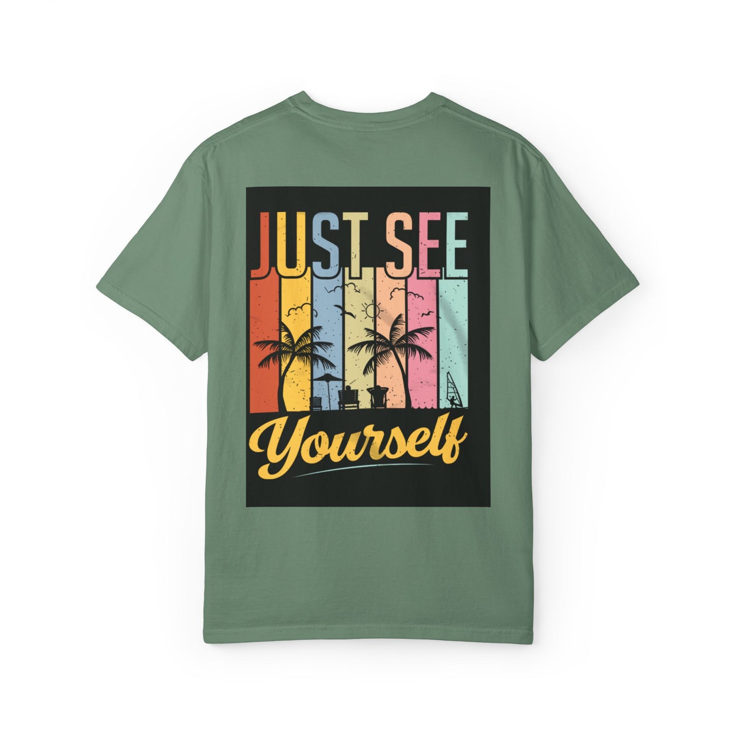 Retro Beach Vibes Unisex T-Shirt, Summer Casual Tee, Gift for Beach Lovers, Vacation Wear, Inspirational Graphic Tee, FUN