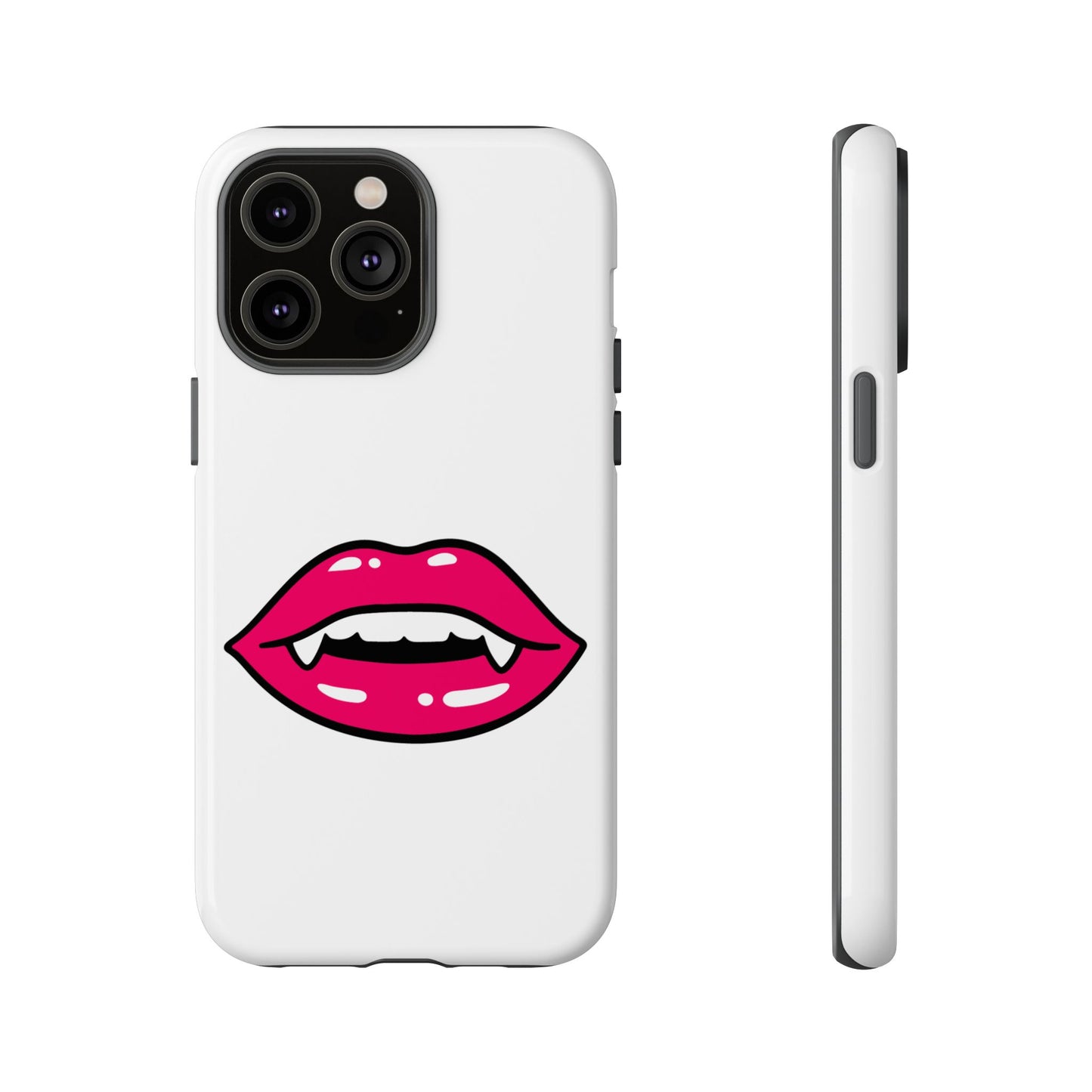 Vampire Mouth Phone Case - Tough Cases for Halloween, Gift for Spooky Lovers, Quirky Phone Accessories, Fun Tech Gear