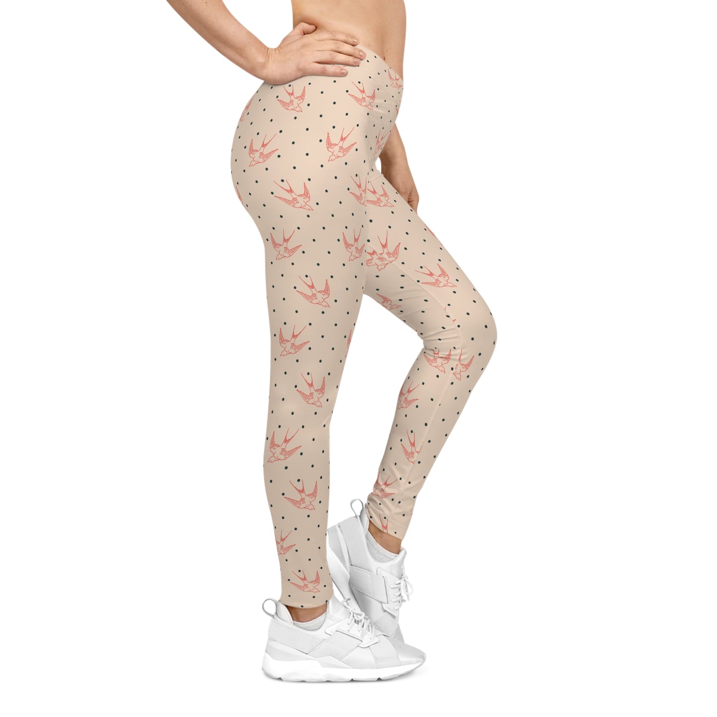 Floral Print Women's Casual Leggings - Stylish & Comfortable Everyday Wear