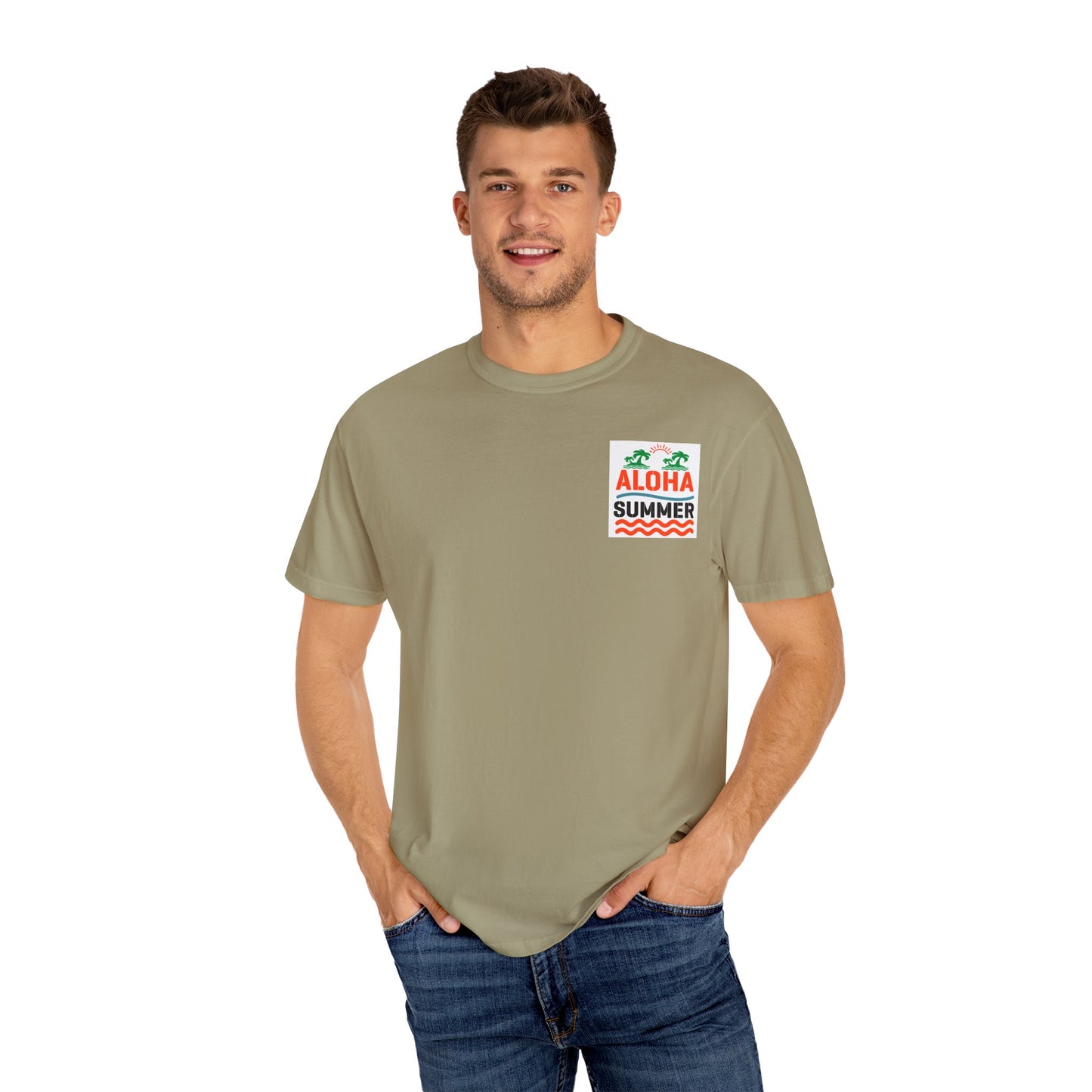 Aloha Summer Unisex T-Shirt, Beach Shirt, Vacation Tee, Summer Apparel, Tropical Graphic Tee, iconic Waikiki Beach Maui ,Oahu