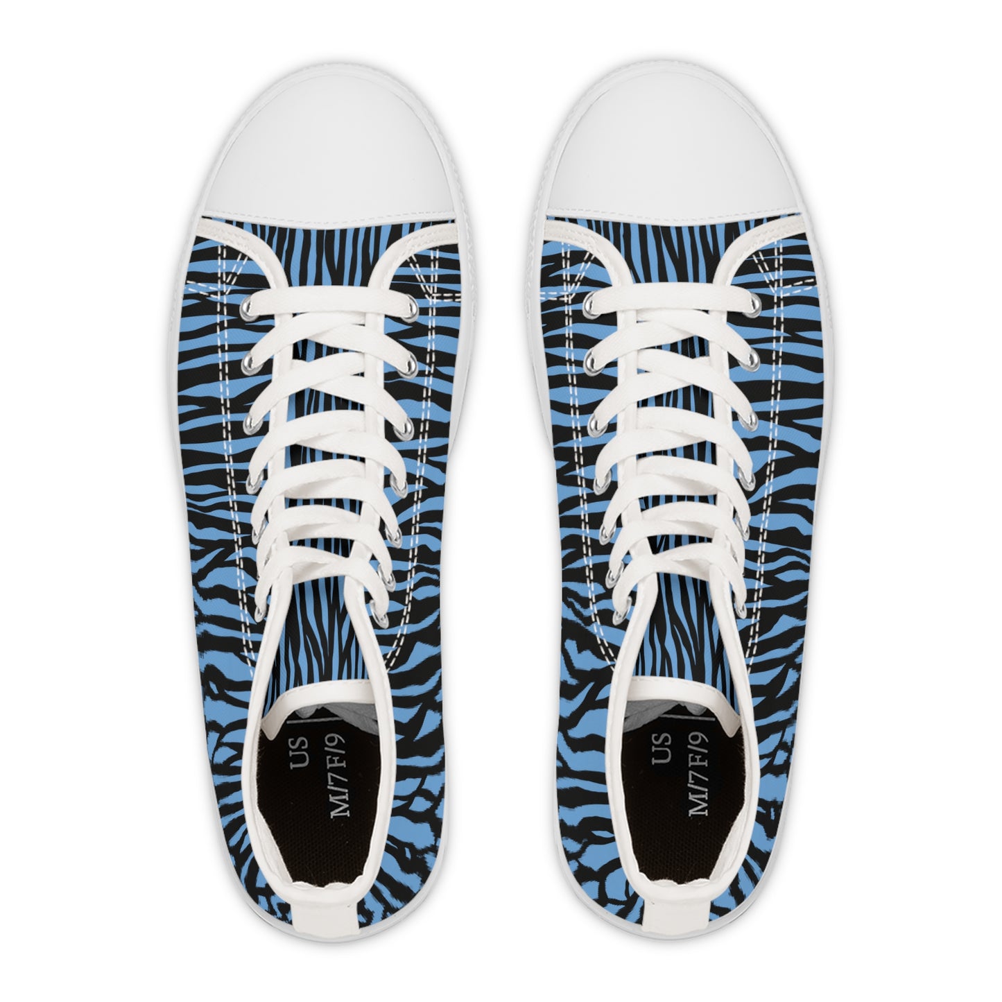 Fierce Striped High Top Sneakers for Trendsetters