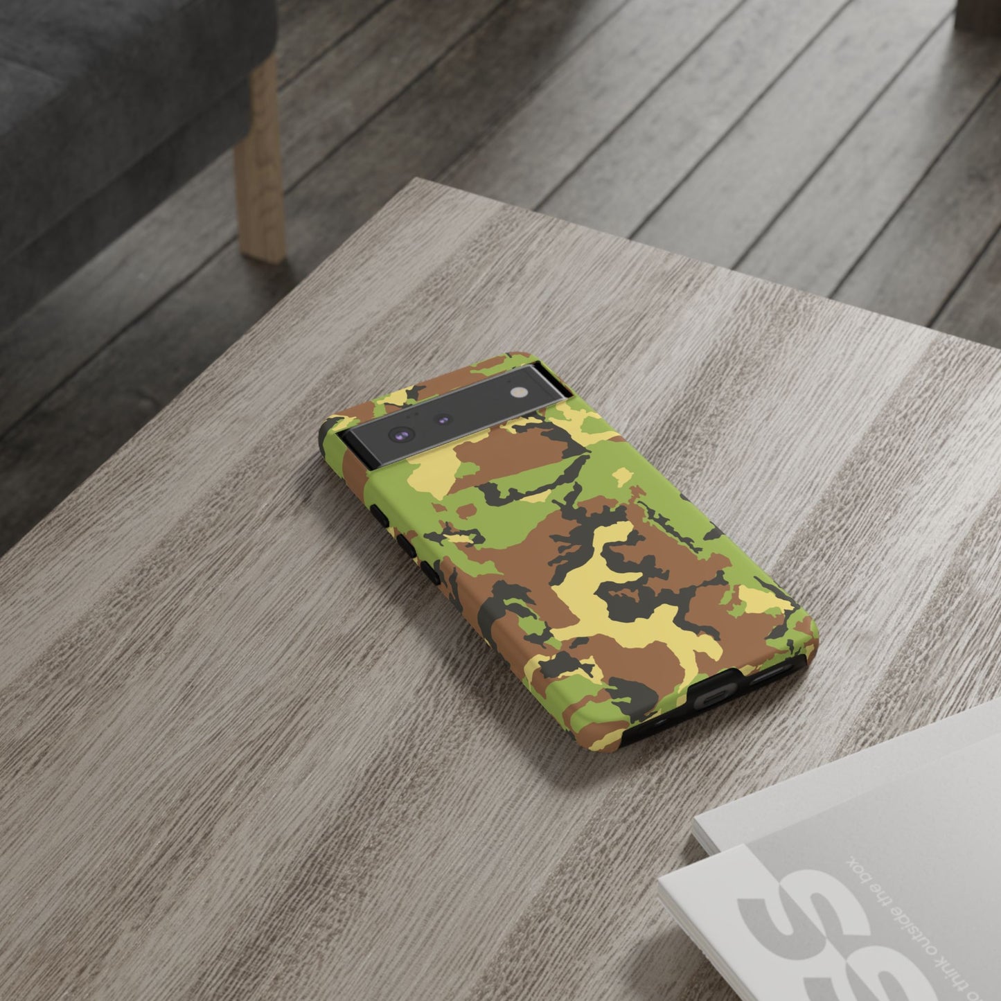 Camo Tough Phone Case - Durable Military Style Cover for Adventure Lovers