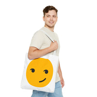 Playful Smiley Tote Bag - Cute and Fun Design for Everyday Use