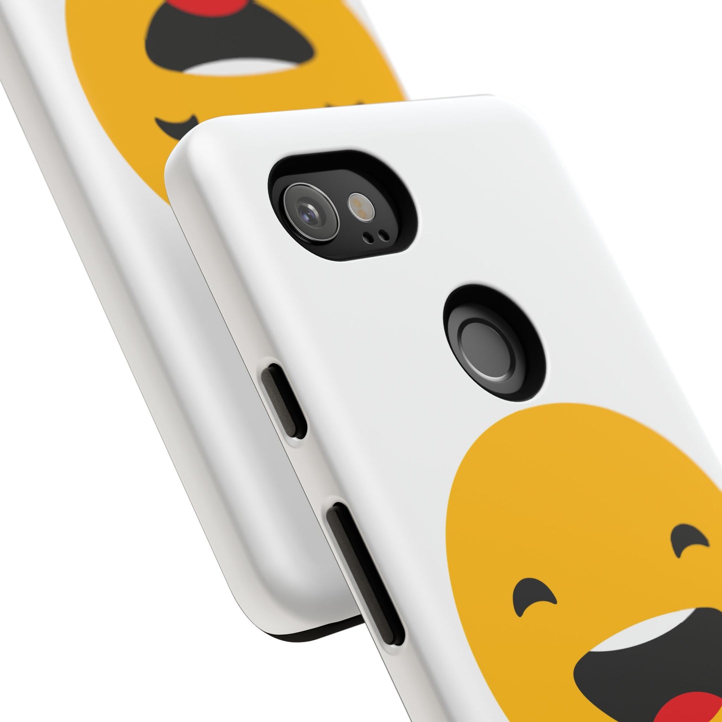 Happy Face Tough Phone Case - Durable Protection with Smile Design