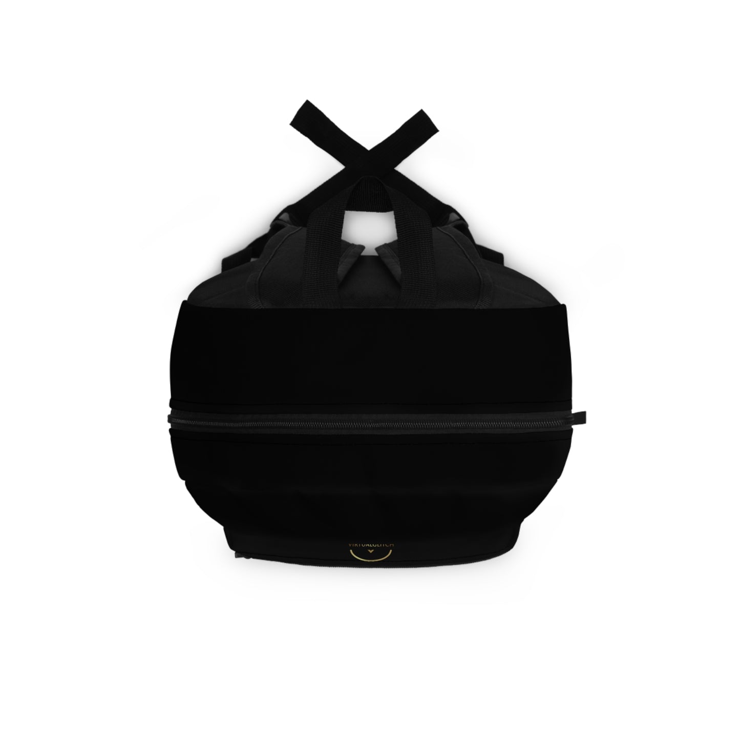 Virtual Glitch Black Backpack - Modern Gaming Rucksack, Trendy Student Bag, Stylish Travel Gear, Unisex Daypack, Perfect for