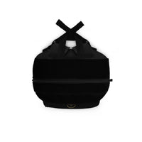 Virtual Glitch Black Backpack - Modern Gaming Rucksack, Trendy Student Bag, Stylish Travel Gear, Unisex Daypack, Perfect for