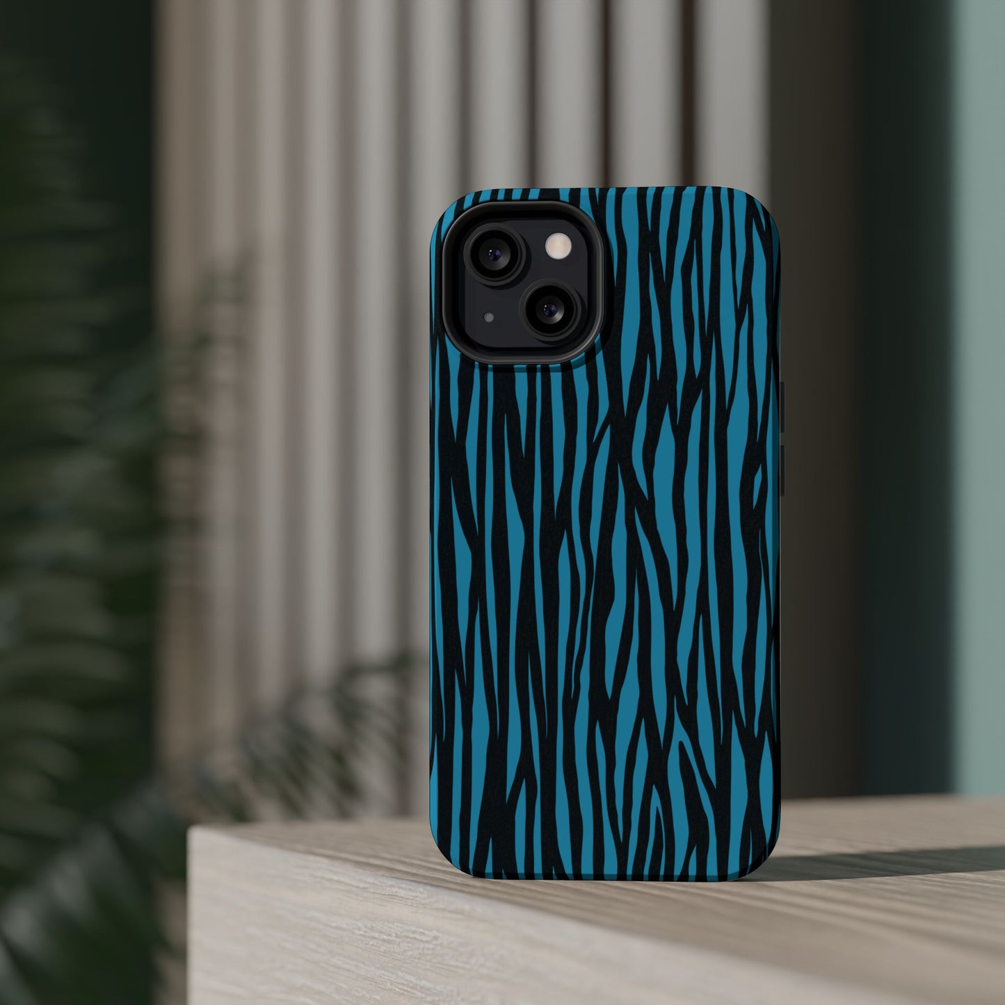 Zebra Print Magnetic Tough Case for iPhone - Durable & Stylish Phone Protection