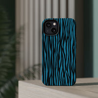 Zebra Print Magnetic Tough Case for iPhone - Durable & Stylish Phone Protection