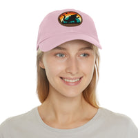 Adventure Dad Hat with Leather Patch – Perfect for Outdoor Enthusiasts