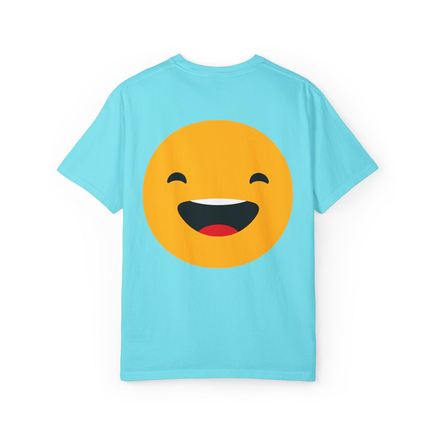 Smiley Face Unisex Garment-Dyed T-Shirt - Fun and Comfortable Casual Wear