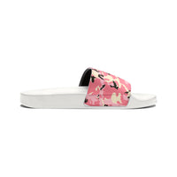 Stylish Women's Removable-Strap Sandals - Trendy Pink Camo Design