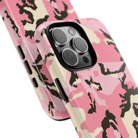 Stylish Pink Camouflage Phone Case – Tough Cases for Trendsetters