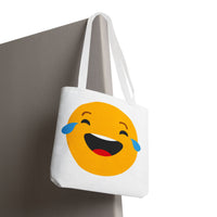 Funny Emoji Tote Bag - Smiling & Laughing Faces