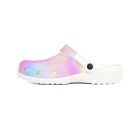 Rainbow Tie-Dye EVA Foam Clogs for Comfort and Fun