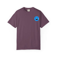 Unisex Garment-Dyed T-Shirt with Sad Emoji Design