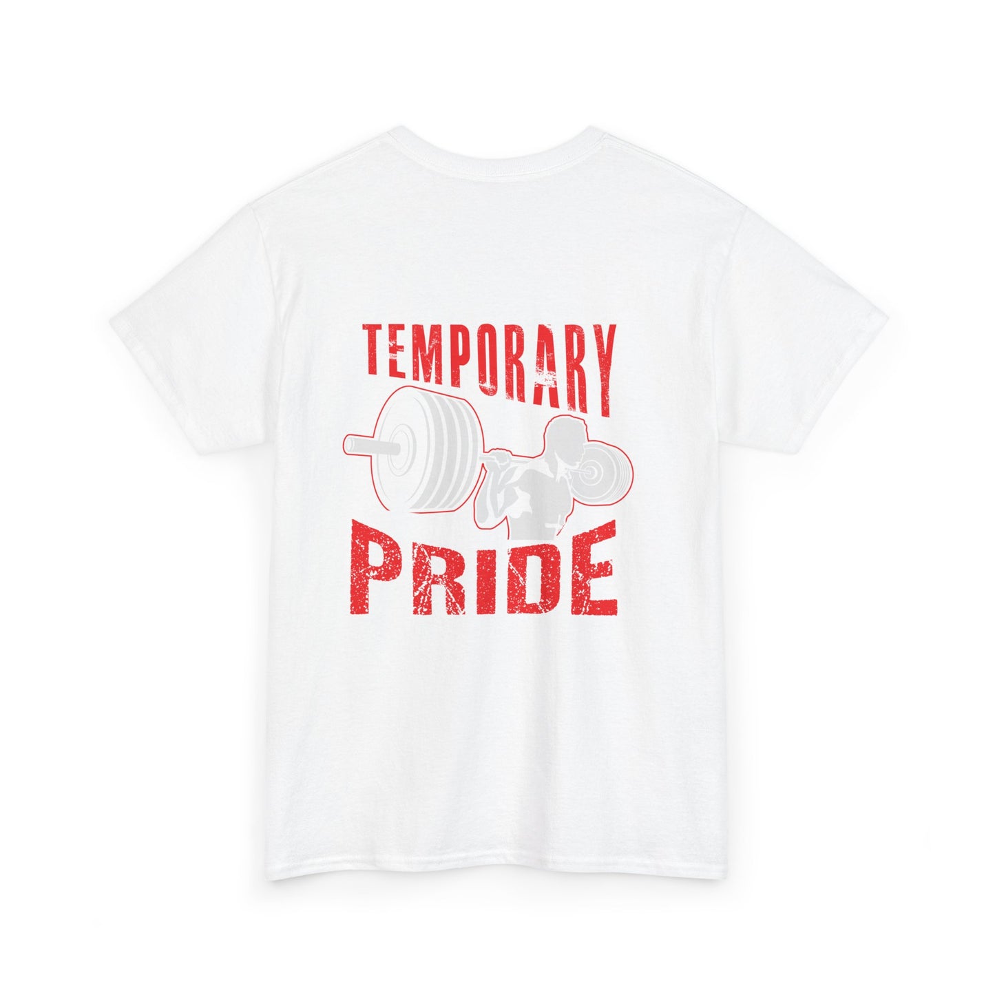 Temporary Pride Unisex Cotton Tee, Fitness Shirt, Apparel, Workout Top,  Gift, Celebration Tee
