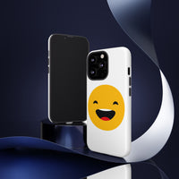 Happy Face Tough Phone Case - Durable Protection with Smile Design