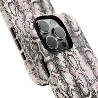 Stylish Snake Print Phone Case - Tough Protection for Trendsetters