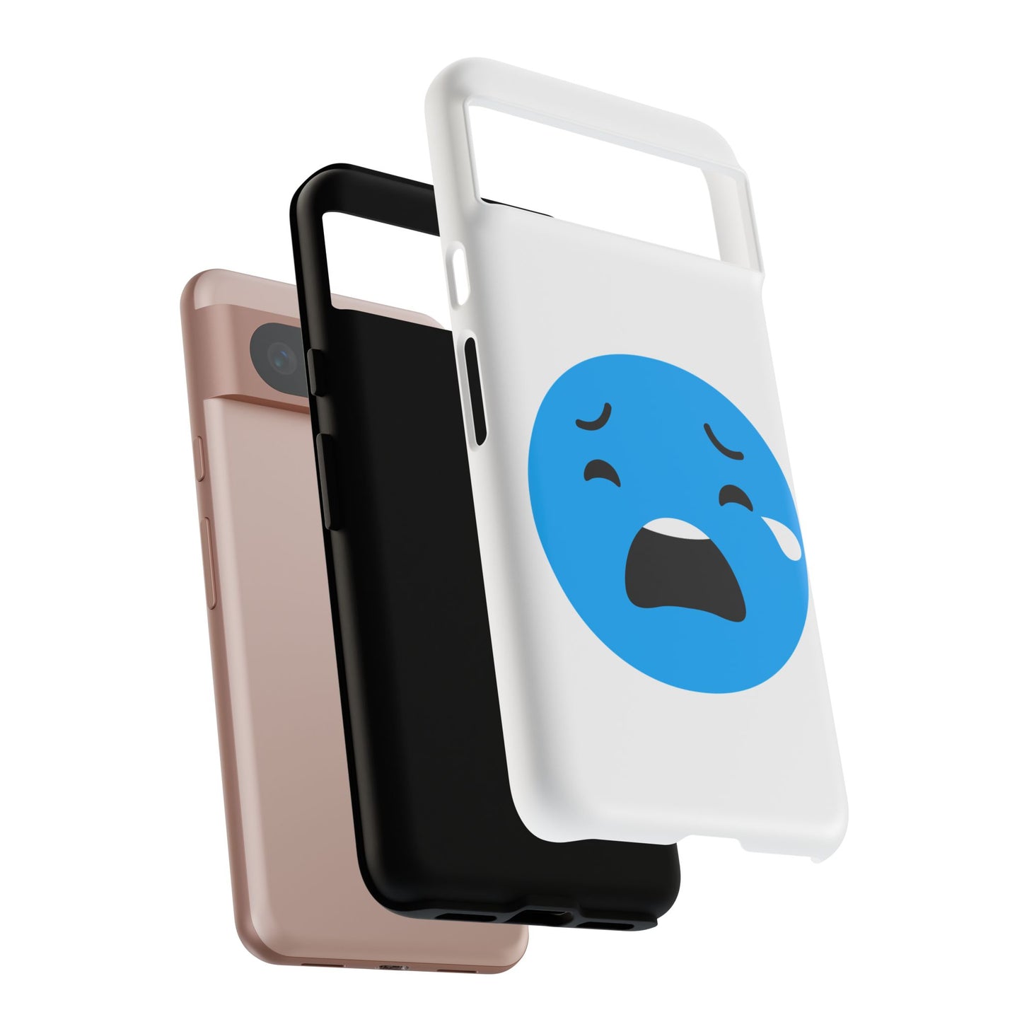 Funny Sad Face Phone Case - Tough and Stylish
