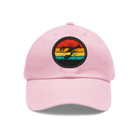 Lobster Themed Dad Hat with Leather Patch - Vintage Style Cap for Seafood Lovers