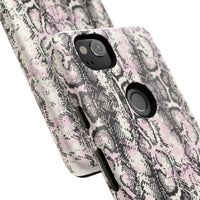 Stylish Snake Print Phone Case – Trendy Design, Tough Protection  Make a bold fashion statement while keeping your phone safe with this sleek and durable snake print case.