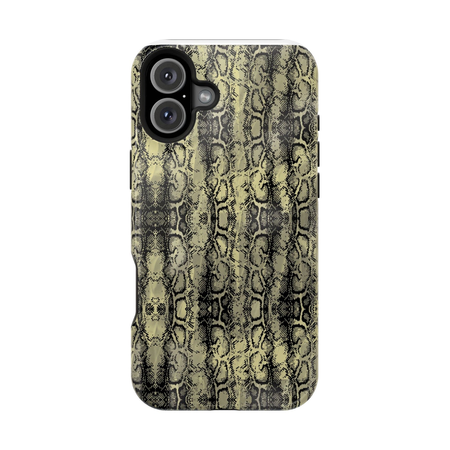 Stylish Snake Skin Magnetic Tough Case - Durable Protection for Your Phone