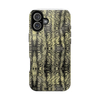 Stylish Snake Skin Magnetic Tough Case - Durable Protection for Your Phone