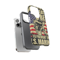 Military-Themed Phone Case - 'God Created Beer' Design