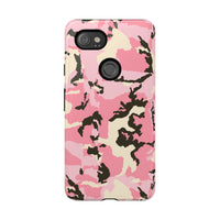 Stylish Pink Camouflage Phone Case – Tough Cases for Trendsetters