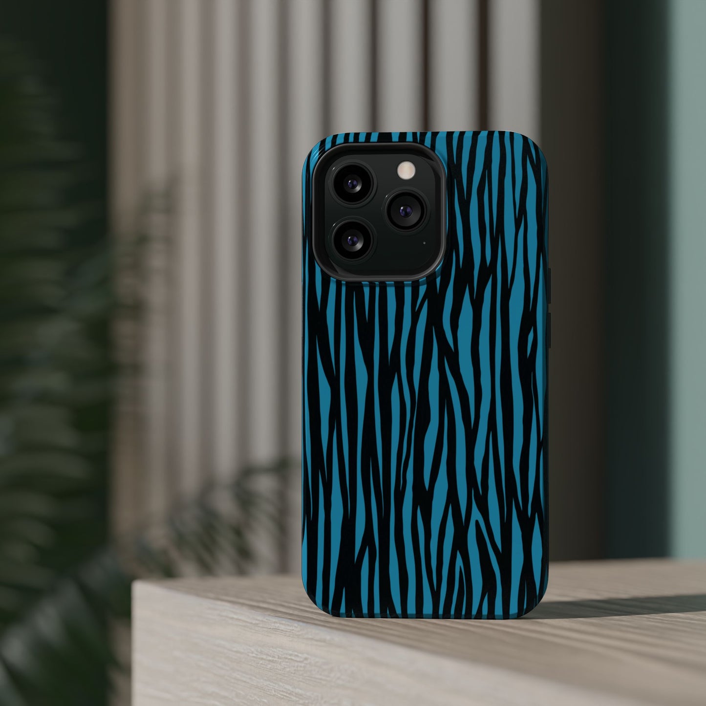 Zebra Print Magnetic Tough Case for iPhone - Durable & Stylish Phone Protection