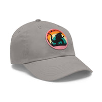 Adventure Dad Hat with Leather Patch – Perfect for Outdoor Enthusiasts