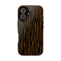 Stylish Magnetic Tough Phone Case - Bold Striped Design