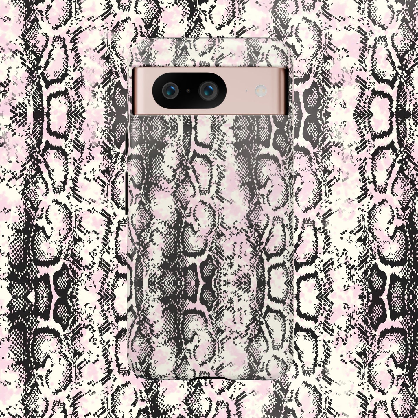 Stylish Snake Print Phone Case - Tough Protection for Trendsetters