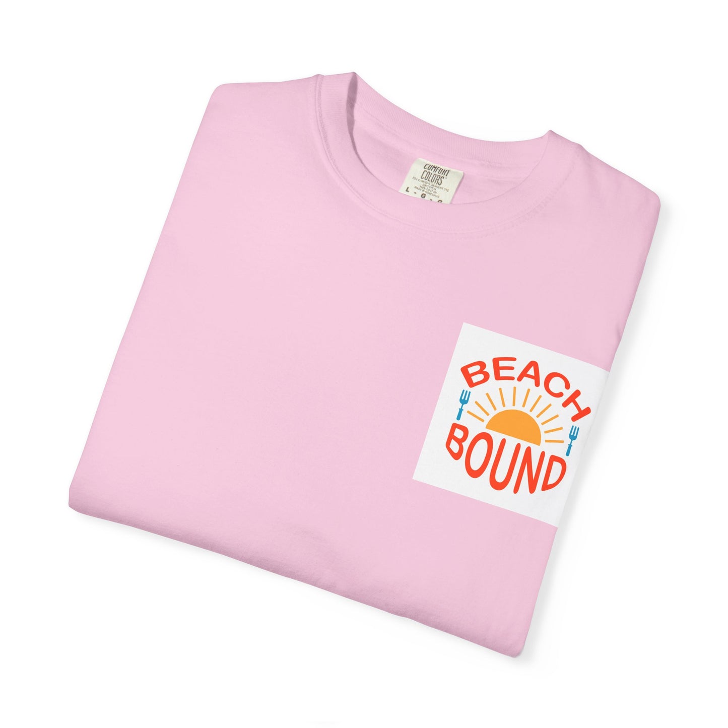 Beach Bound Unisex Garment-Dyed T-Shirt, Summer Vibes, Casual Wear, Beach Trip, Vacation Shirt, Outdoor Activities
