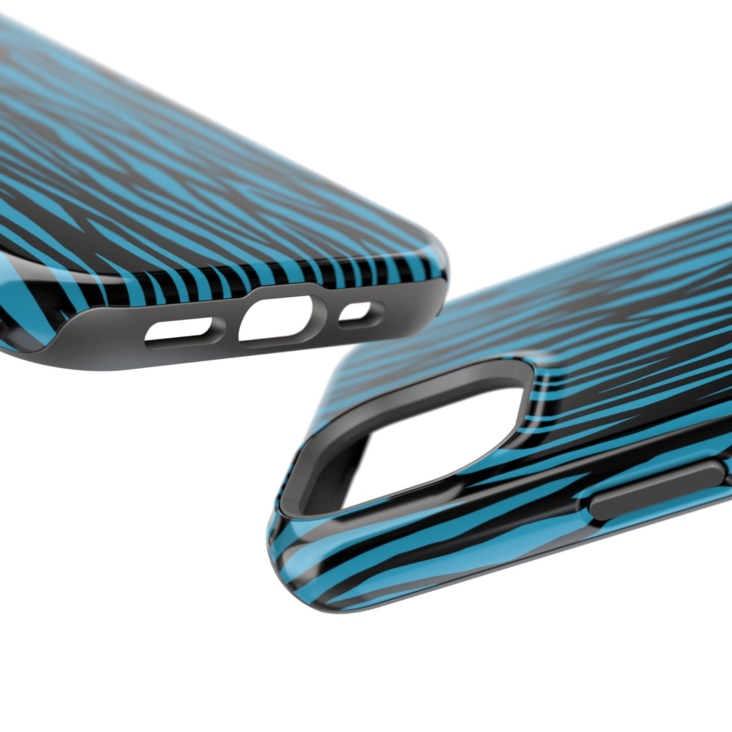 Zebra Print Magnetic Tough Case for iPhone - Durable & Stylish Phone Protection