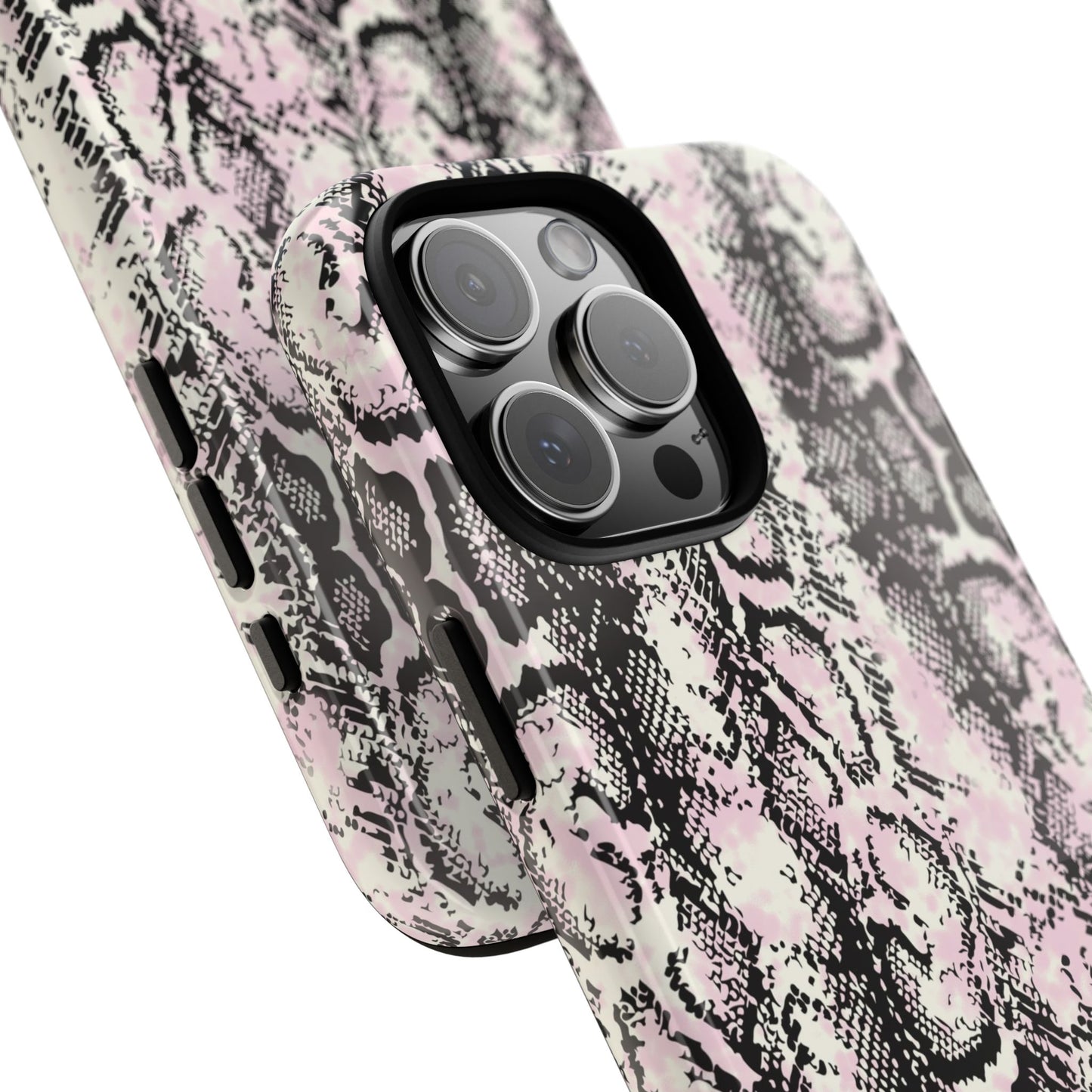 Stylish Snake Print Phone Case - Tough Protection for Trendsetters