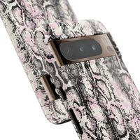 Stylish Snake Print Phone Case - Tough Protection for Trendsetters