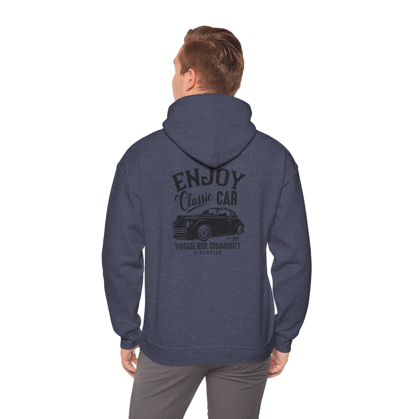 Vintage Car Lover's Hoodie - Enjoy Classic Car Design