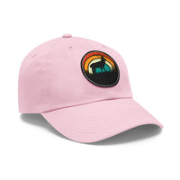 Rustic Style Dad Hat with Leather Patch - Perfect Gift for Outdoorsmen