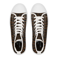 Stylish Women’s High Sneakers - Trendy Tiger Print Design