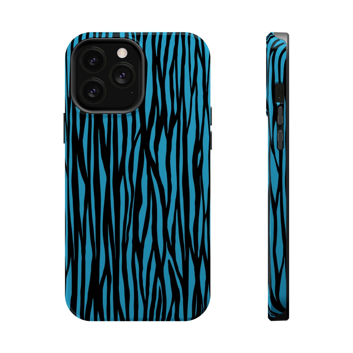 Zebra Print Magnetic Tough Case for iPhone - Durable & Stylish Phone Protection