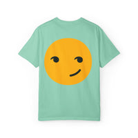 Smile Circle Unisex Garment-Dyed T-Shirt - Fun Casual Tee for Everyday Wear