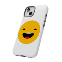 Happy Face Tough Phone Case - Durable Protection with Smile Design