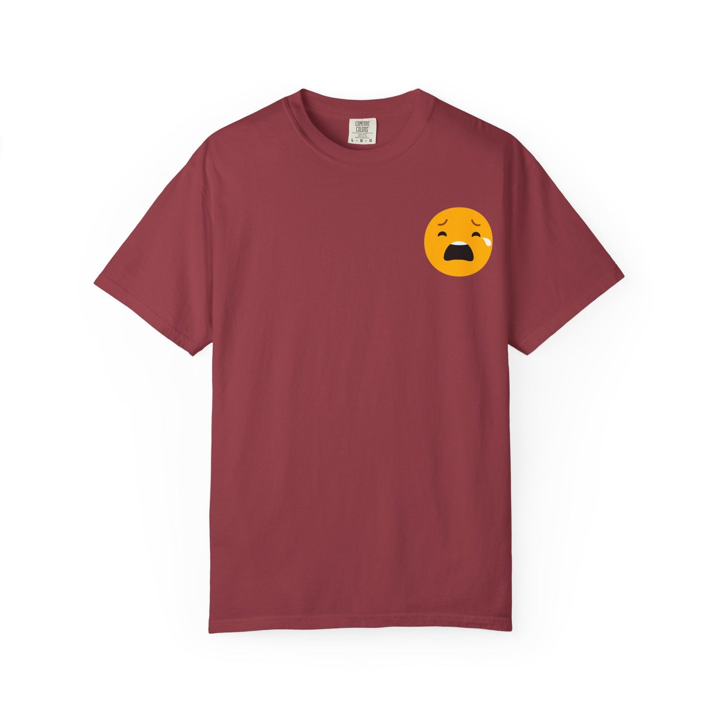 Emotional Support Unisex Tee - Sad Emoji Graphic T-Shirt