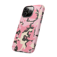 Stylish Tough Phone Case – Pink Camo Design for Bold Protection  Make a statement while keeping your phone safe with this eye-catching pink camouflage case that blends fashion with durability.
